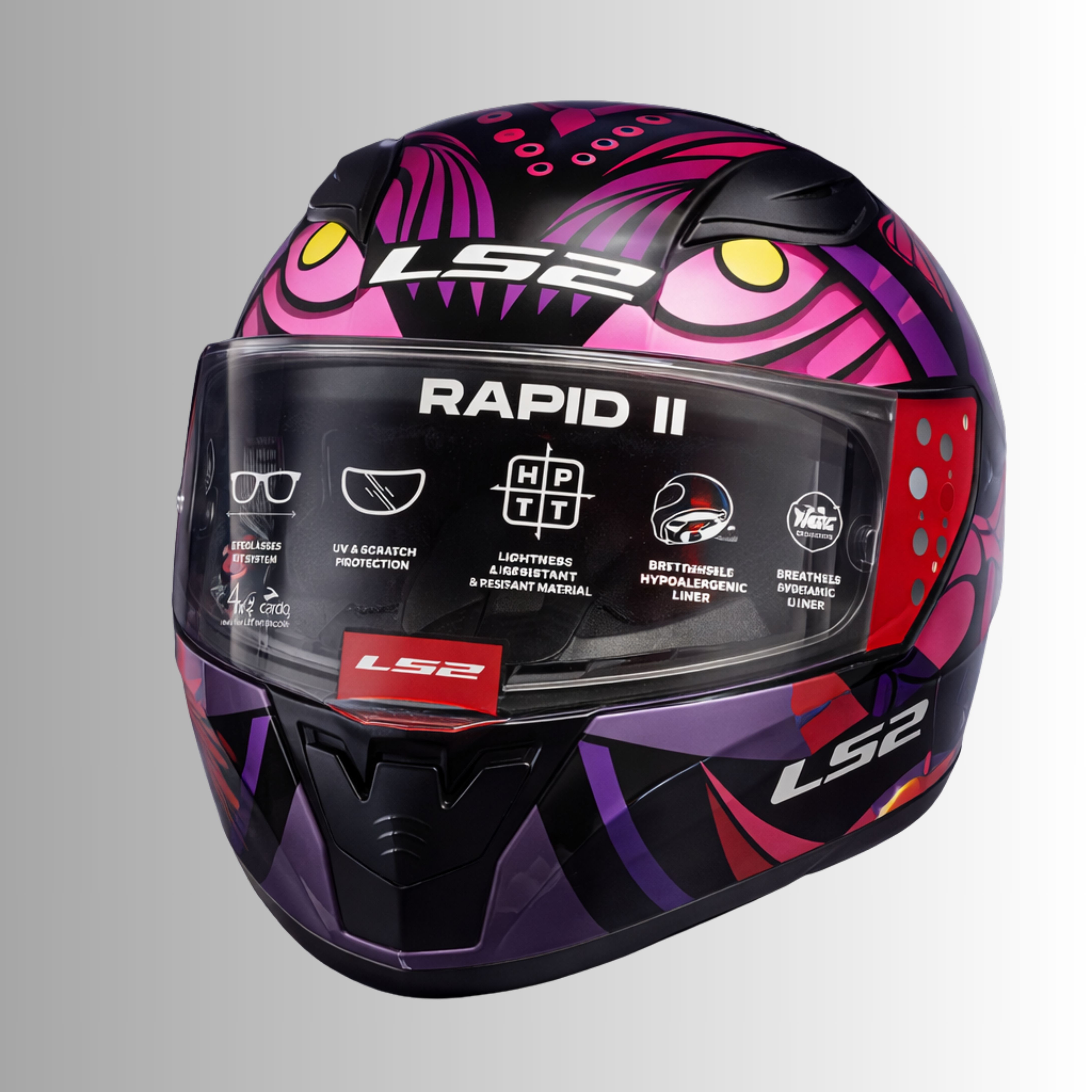 LS2 RAPID II-  SPOX FUŞYA GRİ