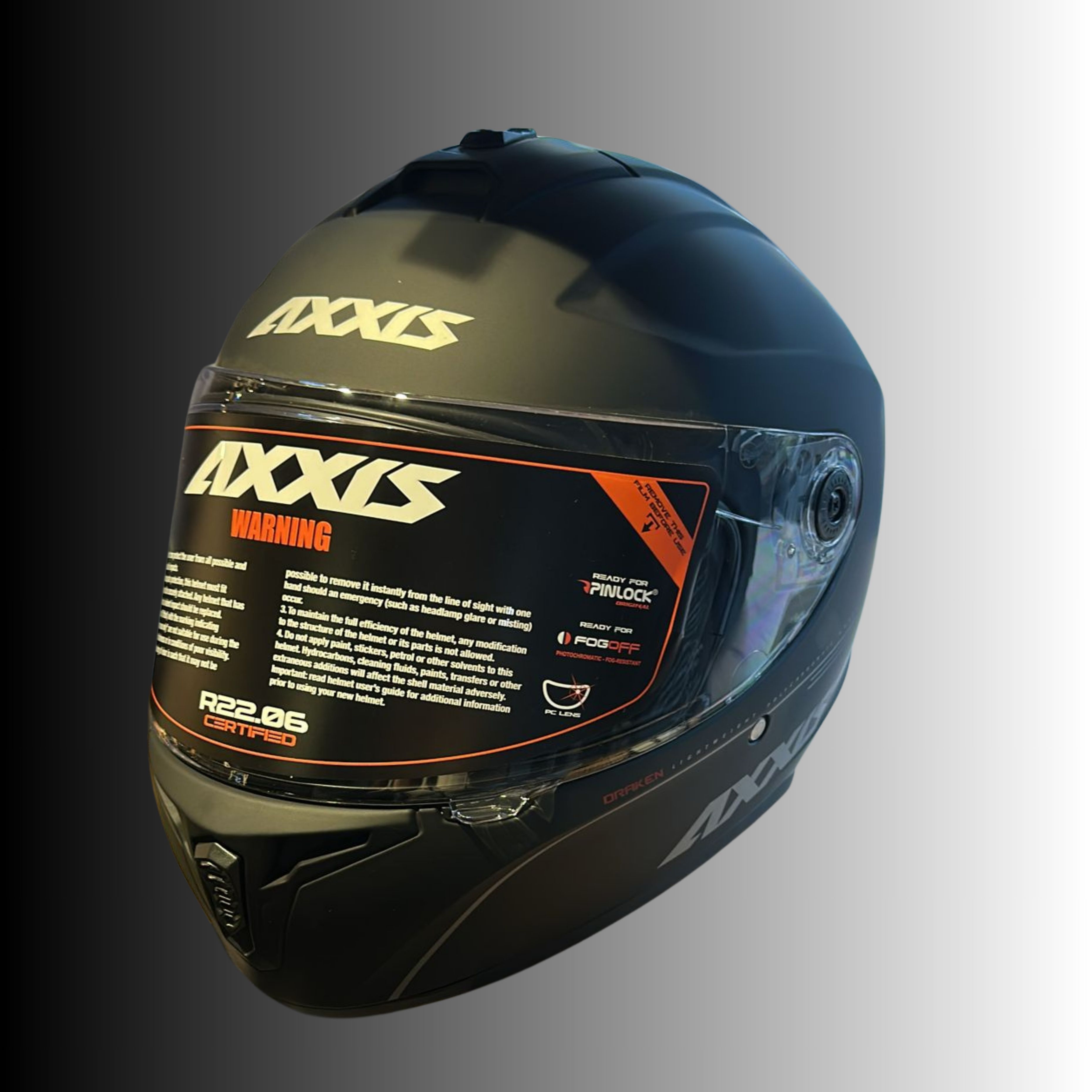 Axxis Fenix Solid Black Matt 